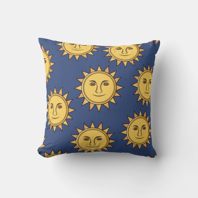 The Sun Throw Pillow (Front)