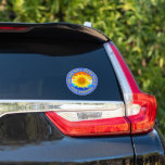&quot;The Sun Will Shine Again for Ukraine&quot; Sunflower   Sticker