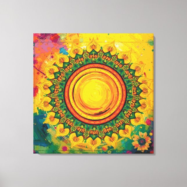 The Sun - Wrapped Cavas Canvas Print (Front)