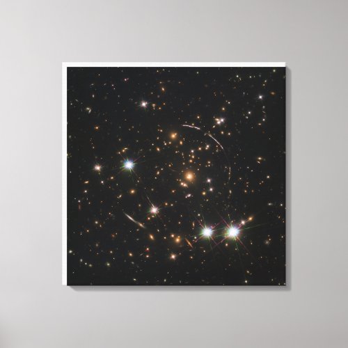 The Sunburst Arc In A Massive Galaxy Cluster Canvas Print