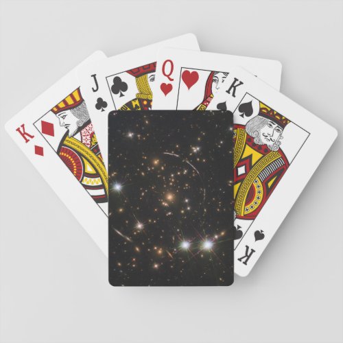 The Sunburst Arc In A Massive Galaxy Cluster Playing Cards