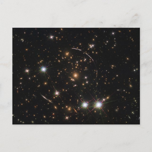 The Sunburst Arc In A Massive Galaxy Cluster Postcard (Front)