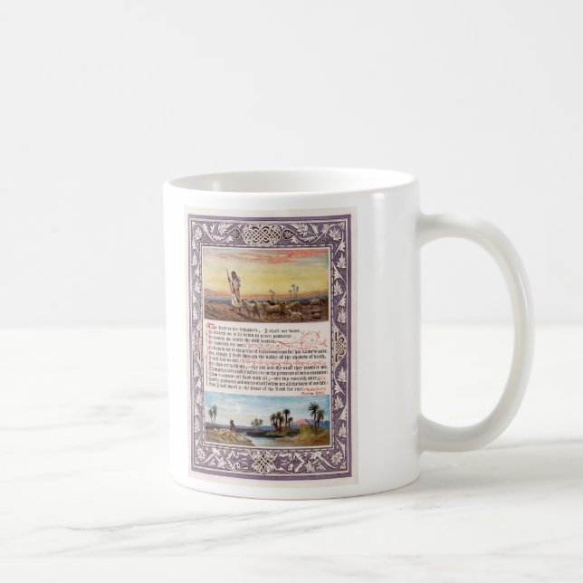 The Sunday at Home Psalm 23 King James' Version Coffee Mug (Right)