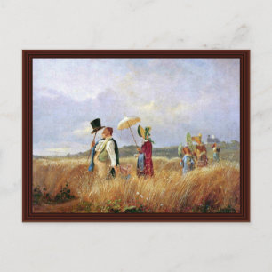 The Sunday Walk By Spitzweg, Carl Postcard