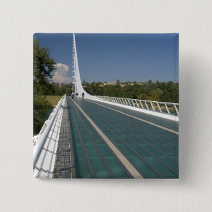 The Sundial Bridge at Turtle Bay Pinback Button