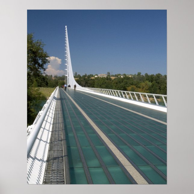 The Sundial Bridge at Turtle Bay Poster (Front)
