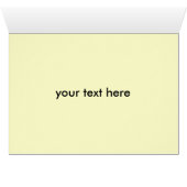 The sunflower card (Inside Horizontal (Bottom))