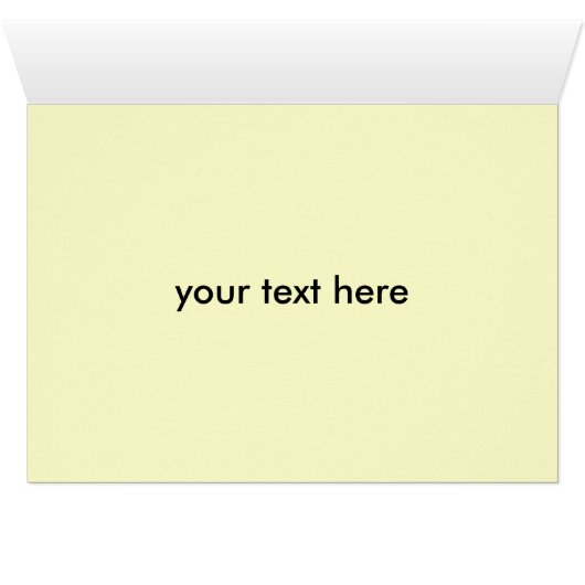 The sunflower card (Inside Horizontal (Bottom))