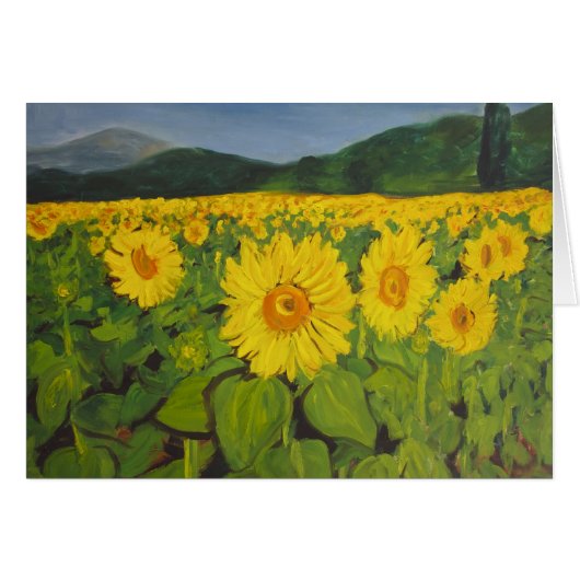 The Sunflower Field Cards (Front Horizontal)