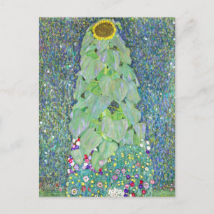 The sunflower painting by Gustav Klimt Postcard