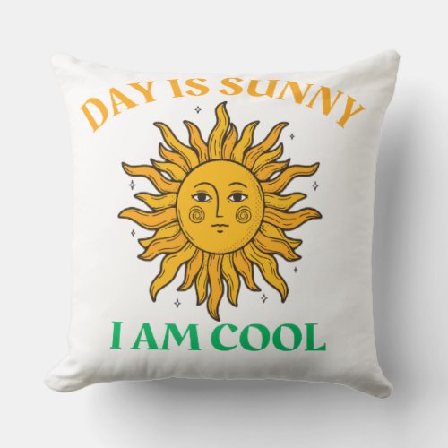 The Sunny Logo Pillow