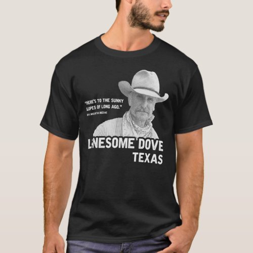 The Sunny Slopes of Long Ago  Lonesome Dove Sticke T_Shirt