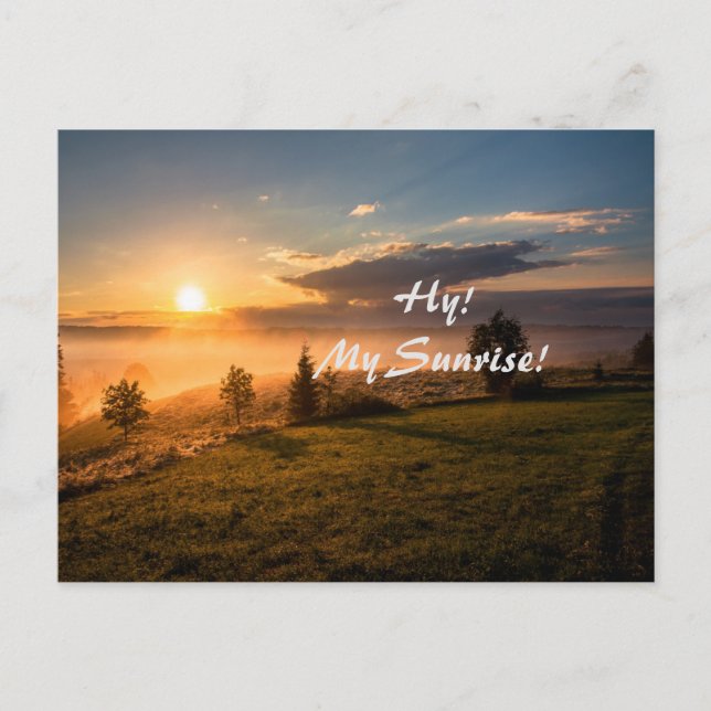 The Sunrise Holiday Postcard (Front)