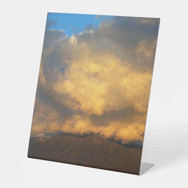 The Sunset Cloud Explosion Pedestal Sign (Front)
