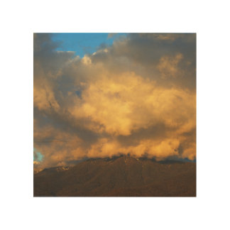 The Sunset Cloud Explosion Wood Wall Art