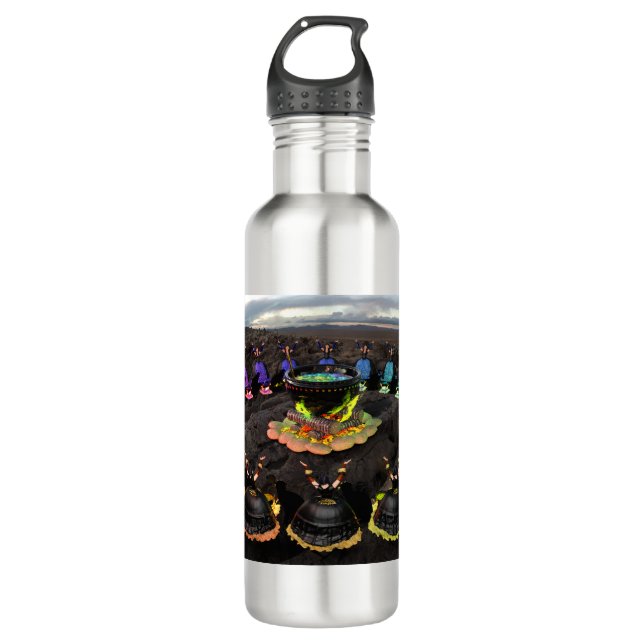 The Sunset Ritual Stainless Steel Water Bottle (Front)