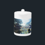 the super disk teapot<br><div class="desc">whiskeysierra's unique artwork - science fiction & fantasy</div>