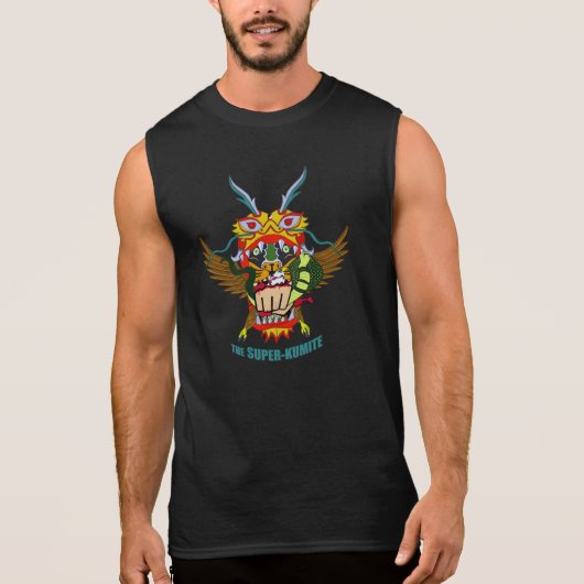 The Super-Kumite sleeveless tough guy shirt (Front)