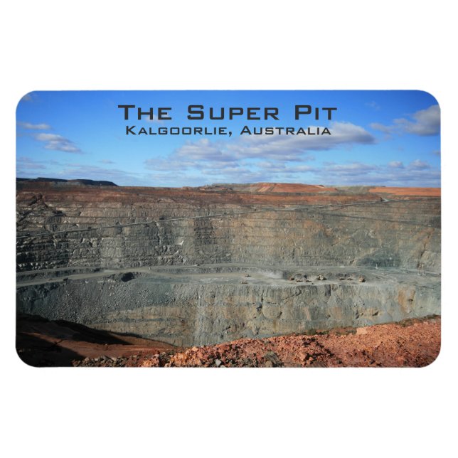 The Super Pit, Kalgoorlie, Australia - Magnet (Horizontal)