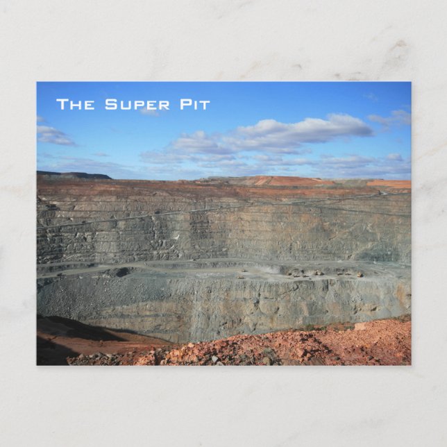 The Super Pit, Kalgoorlie, Australia - Postcard (Front)
