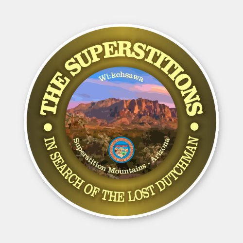 The Superstitions Sticker