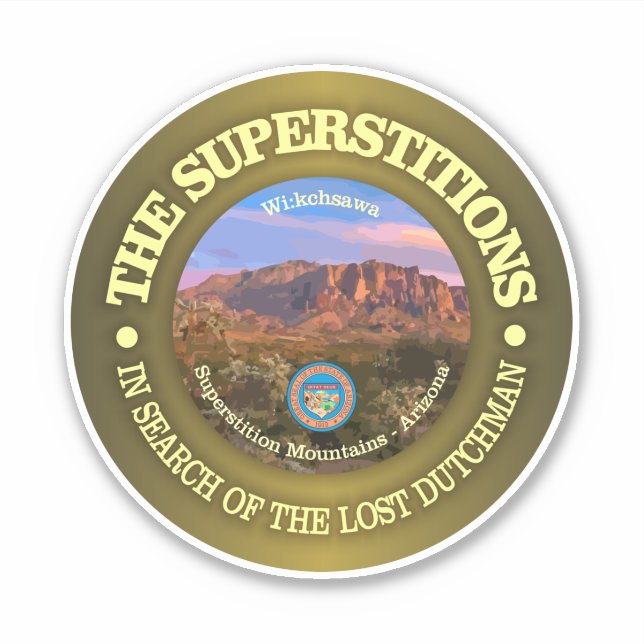 The Superstitions Sticker (Front)