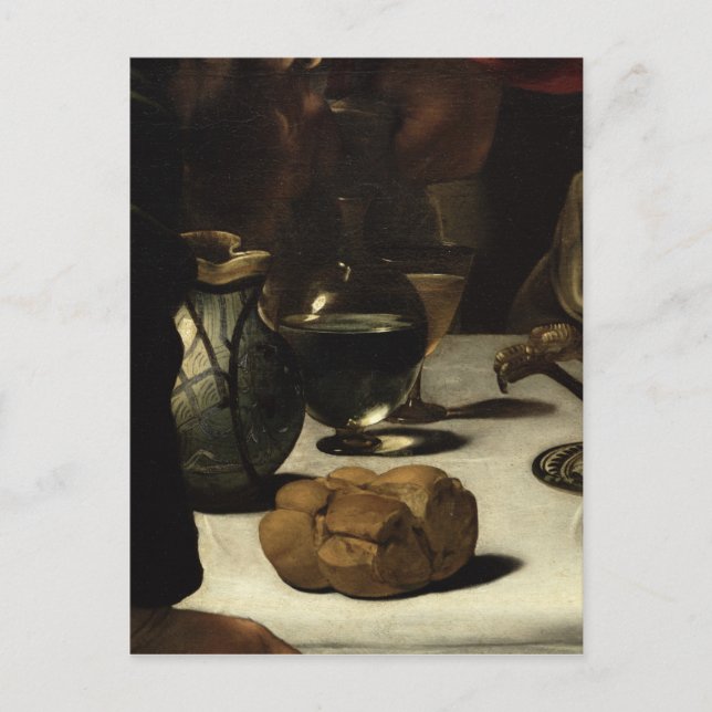 The Supper at Emmaus, 1601 Postcard (Front)