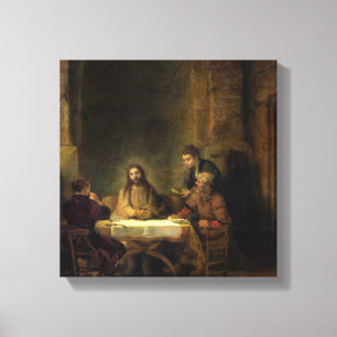The Supper at Emmaus, 1648 Canvas Print