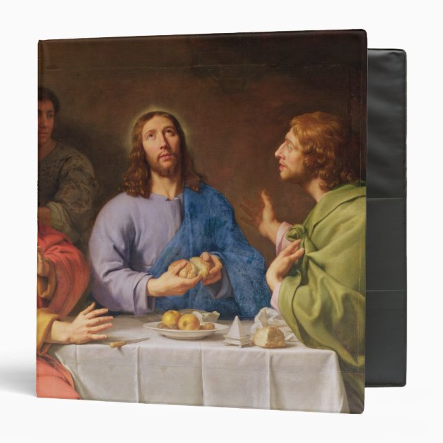 The Supper at Emmaus 3 Ring Binder (Front/Inside)