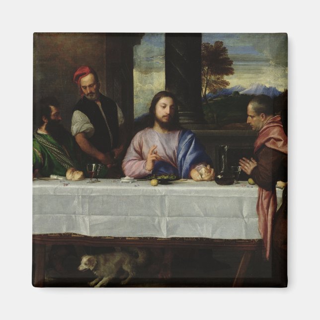 The Supper at Emmaus, c.1535 Magnet (Front)