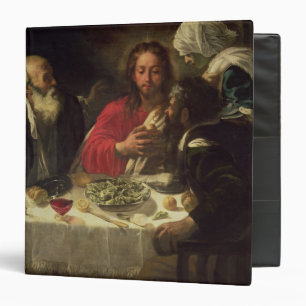 The Supper at Emmaus, c.1614-21 3 Ring Binder