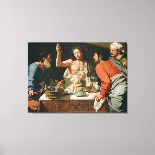 The Supper at Emmaus Canvas Print