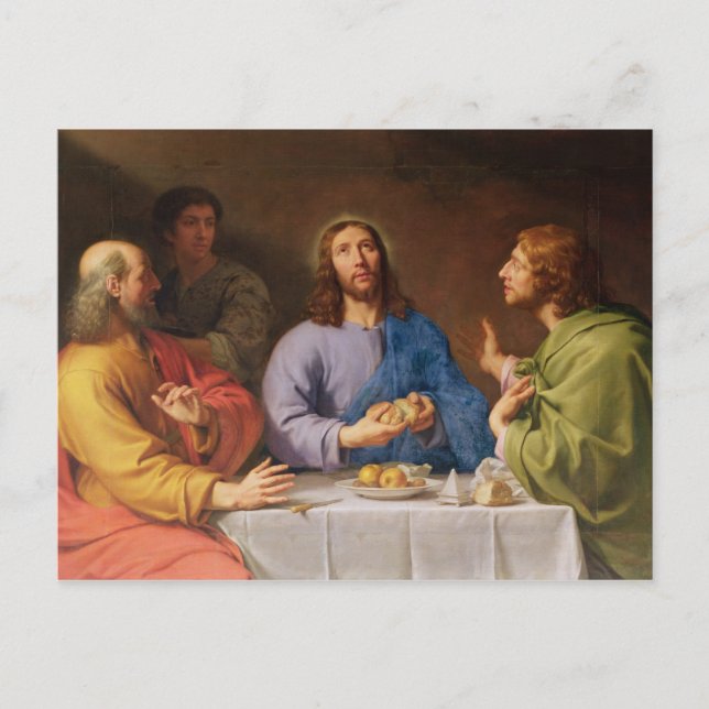 The Supper at Emmaus Postcard (Front)