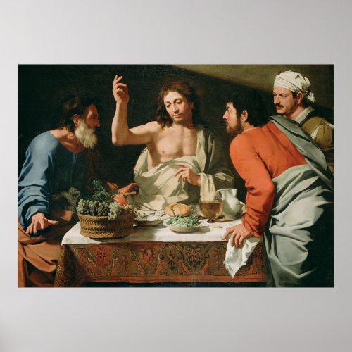 The Supper at Emmaus Poster