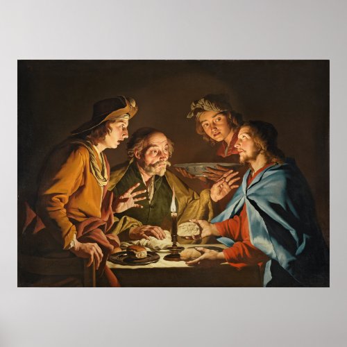 The Supper at Emmaus Poster
