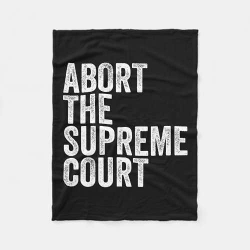 The Supreme Court Feminist Protest  Fleece Blanket