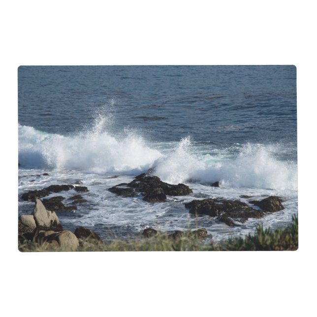 The surf of the Pacific Ocean              Placemat (Front)