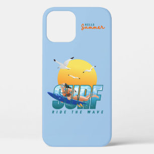 The Surfer Rides the Wave (F) iPhone 12 Pro Case