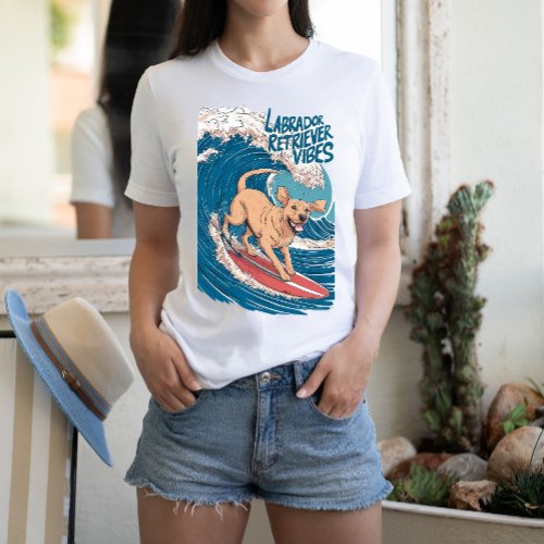 The Surfing Labrador Retriever Pup T_Shirt