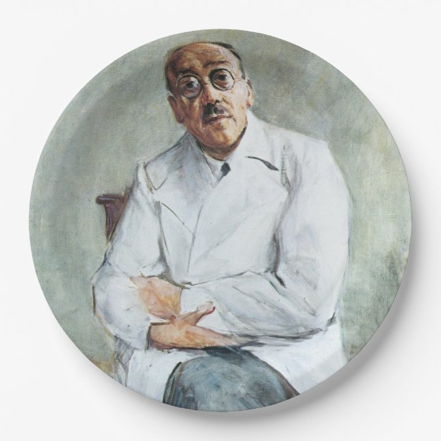 The Surgeon (by Max Liebermann) Paper Plates (Front)