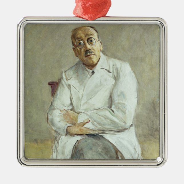 The Surgeon, Ferdinand Sauerbruch, 1932 Metal Ornament (Front)
