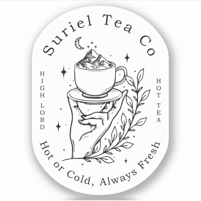 The Suriel Tea Co Company ACOTAR Velaris 1WH1 Sticker (Front)
