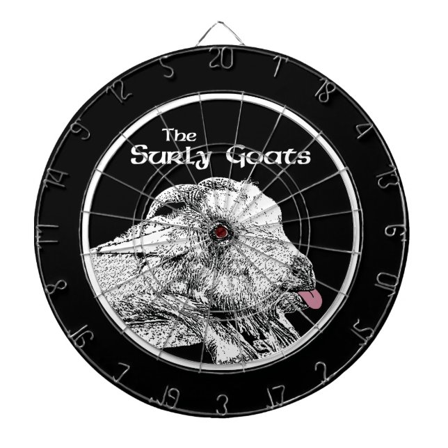 The Surly Goats Dartboard (Front)