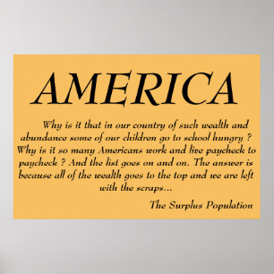 The Surplus Population Poster