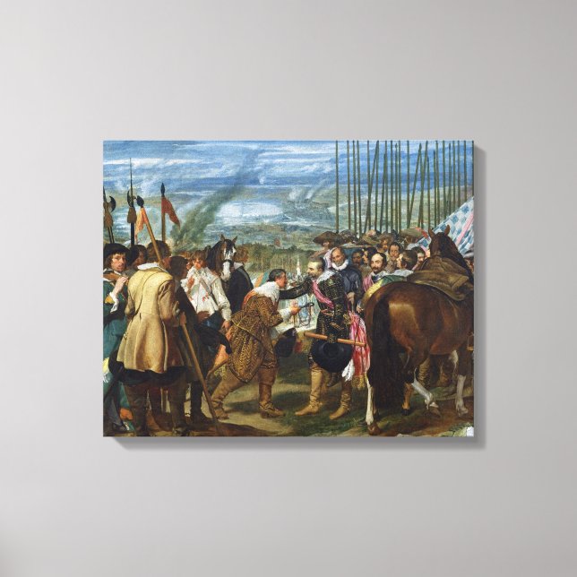 The Surrender of Breda, 1625, c.1635 Canvas Print (Front)