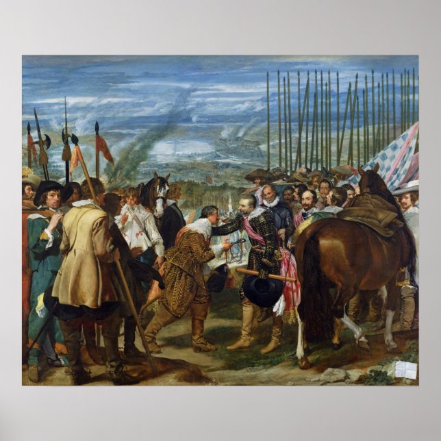 The Surrender of Breda, 1625, c.1635 Poster (Front)