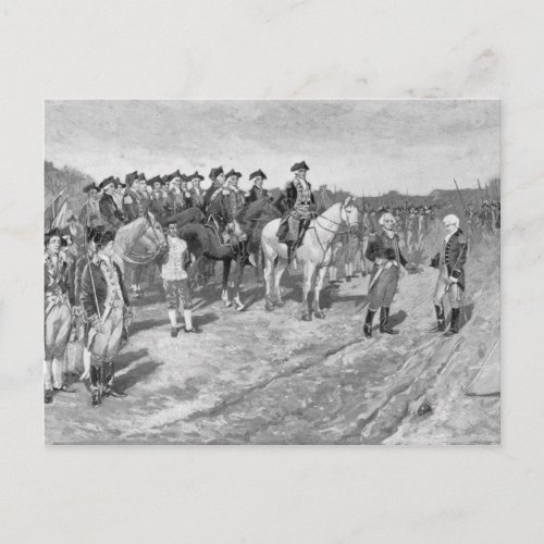 The Surrender of Cornwallis at Yorktown Postcard
