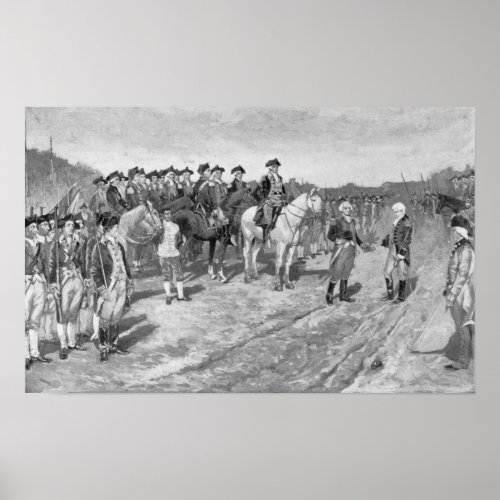 The Surrender of Cornwallis at Yorktown Poster
