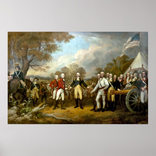 The Surrender of General Burgoyne Poster (Front)