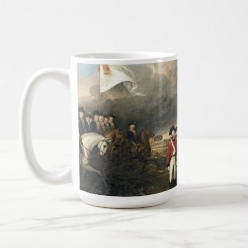 The Surrender of Lord Cornwallis at Yorktown John Coffee Mug